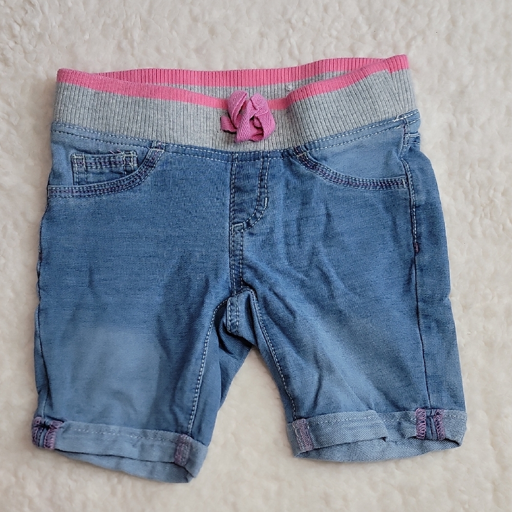 Arizona Jean Co Size 6 Blue Pink Gray Shorts